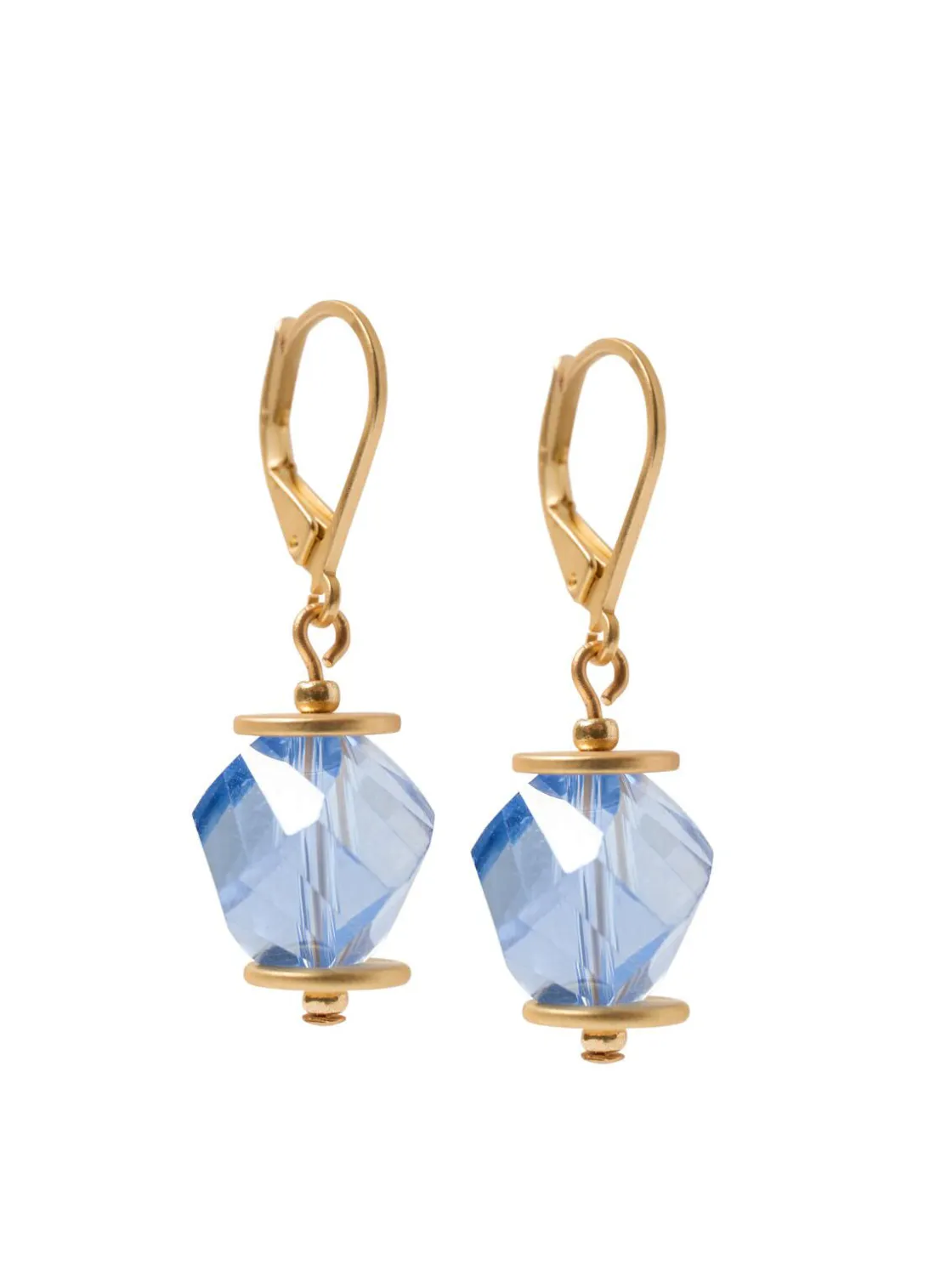 Misook Blue Crystal Dangle Earrings* Accessories | Earrings