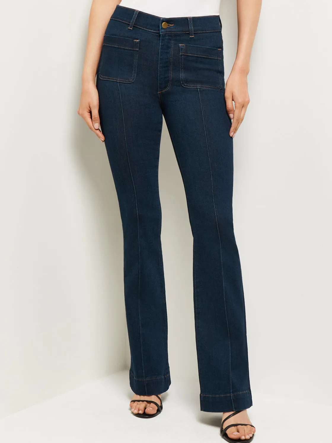 Misook Bridget High-Rise Bootcut Jeans* Pants & Shorts