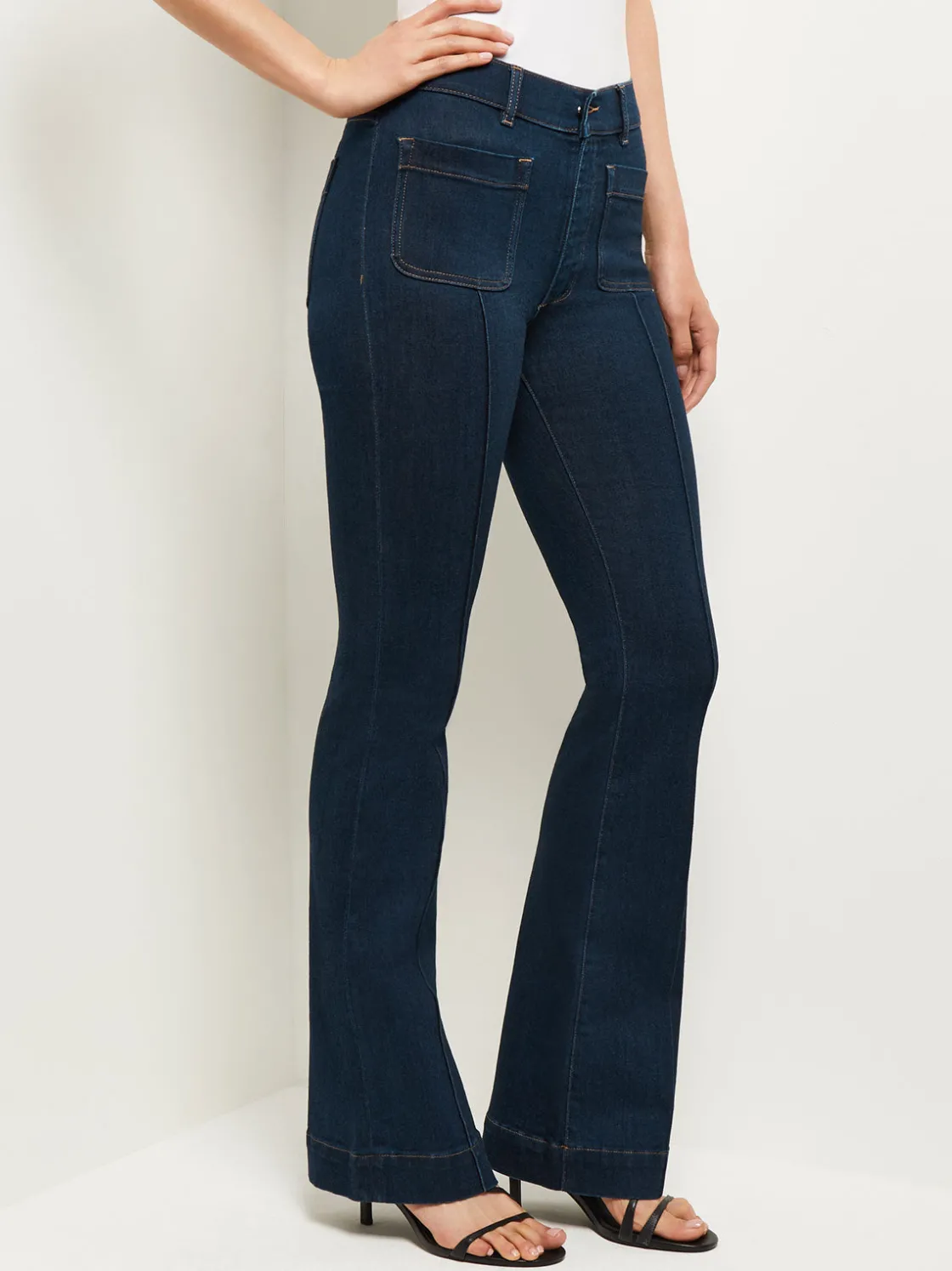 Misook Bridget High-Rise Bootcut Jeans* Pants & Shorts