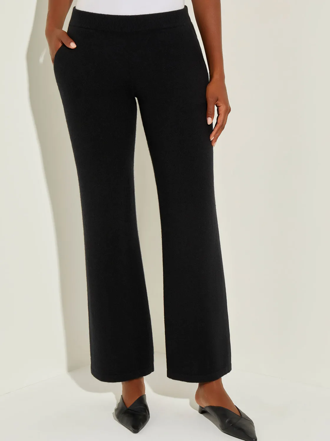 Misook Cashmere Pants - Wide Leg Pants | * Pants & Shorts