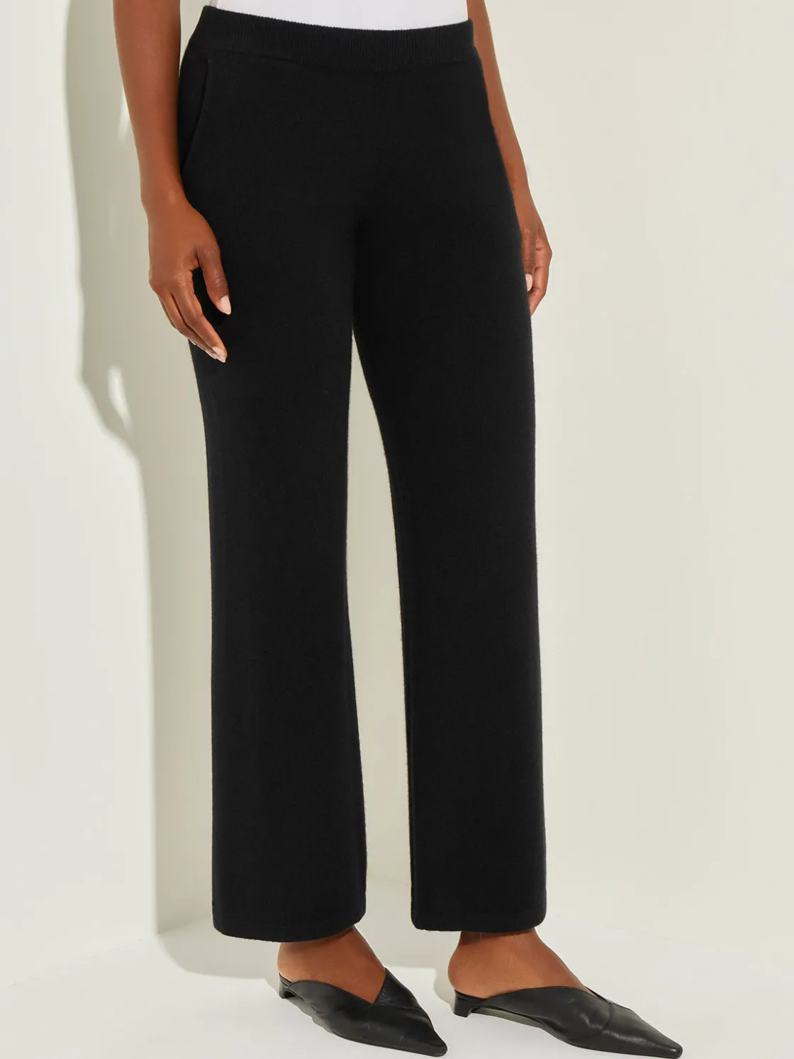 Misook Cashmere Pants - Wide Leg Pants | * Pants & Shorts