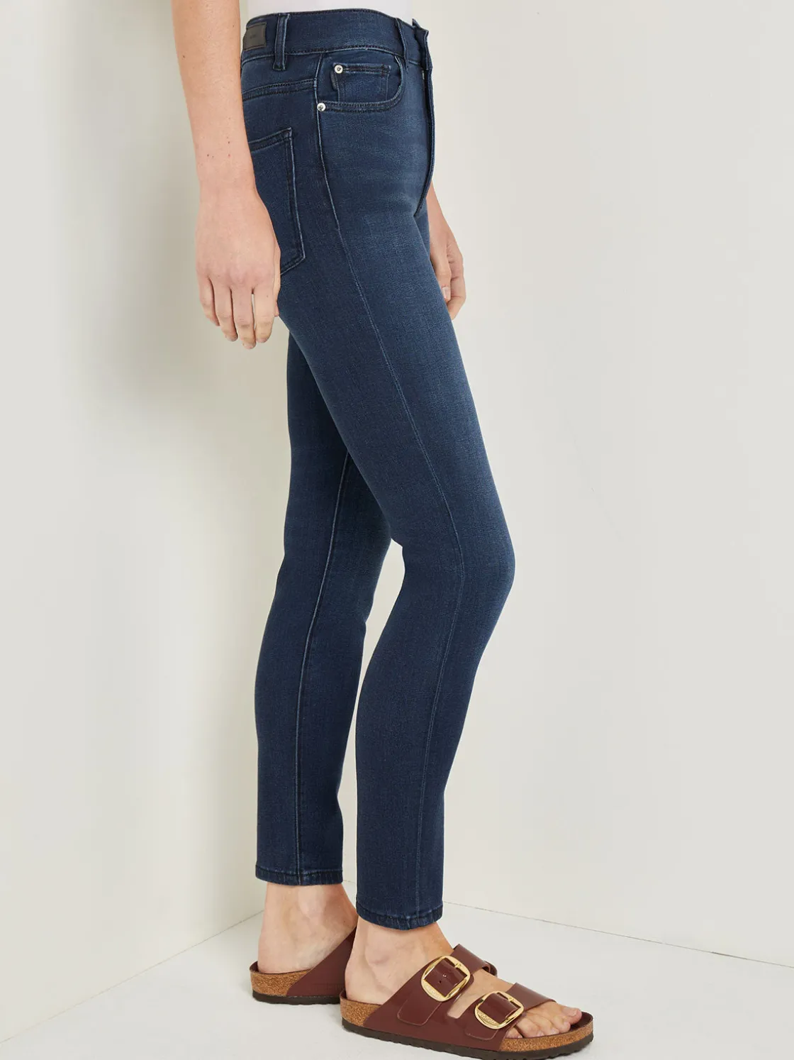 Misook Farrow High-Rise Skinny Ankle Jeans* Pants & Shorts