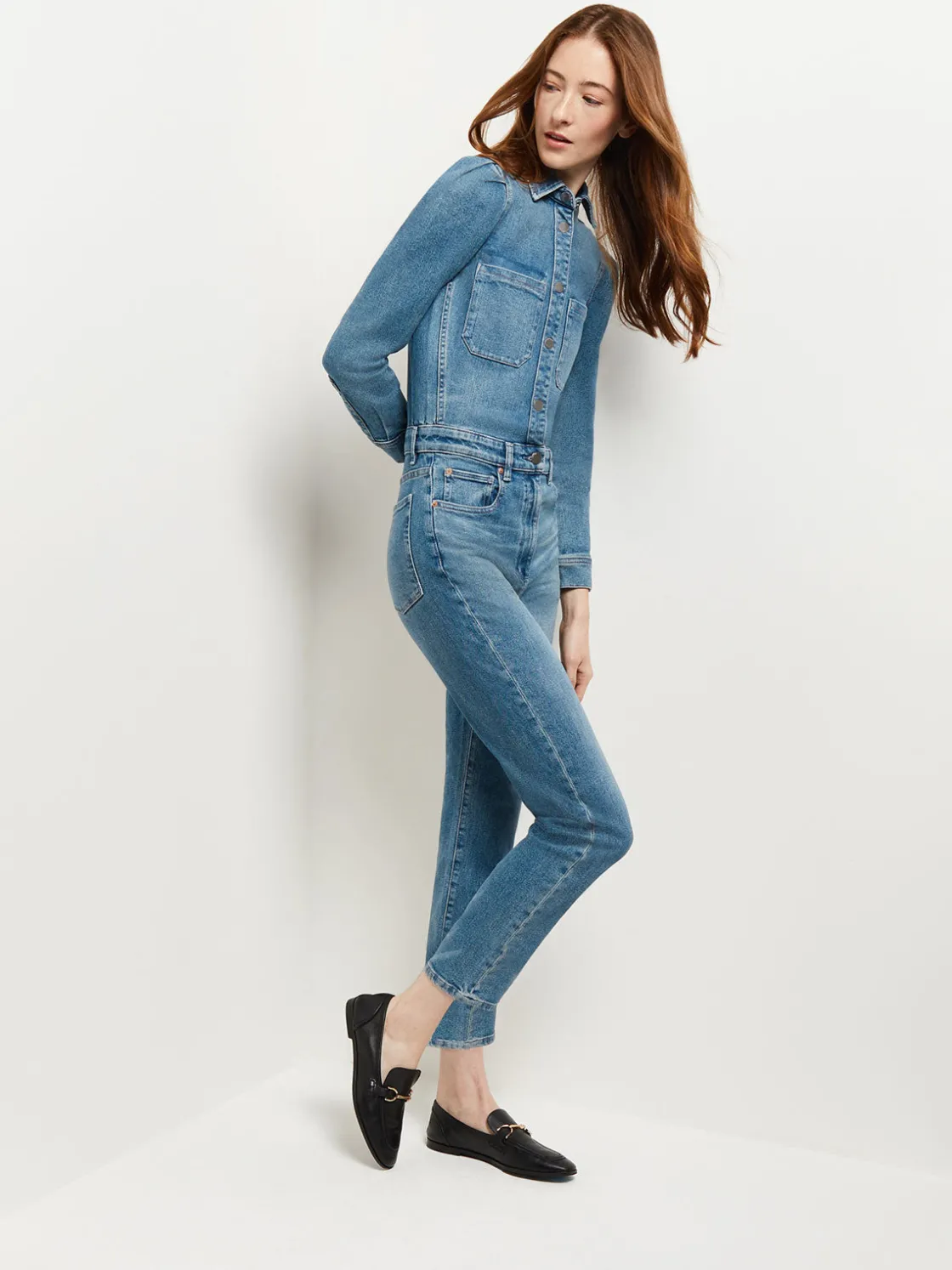 Misook Freja Denim Jumpsuit* Pants & Shorts | Dresses