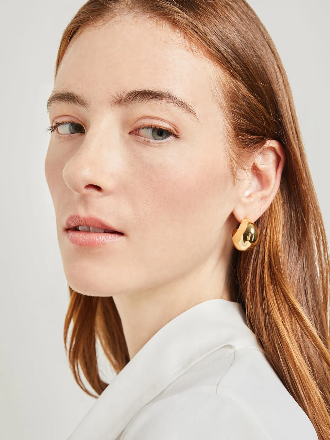 Misook Puffy Hoop Earrings* Accessories | Earrings