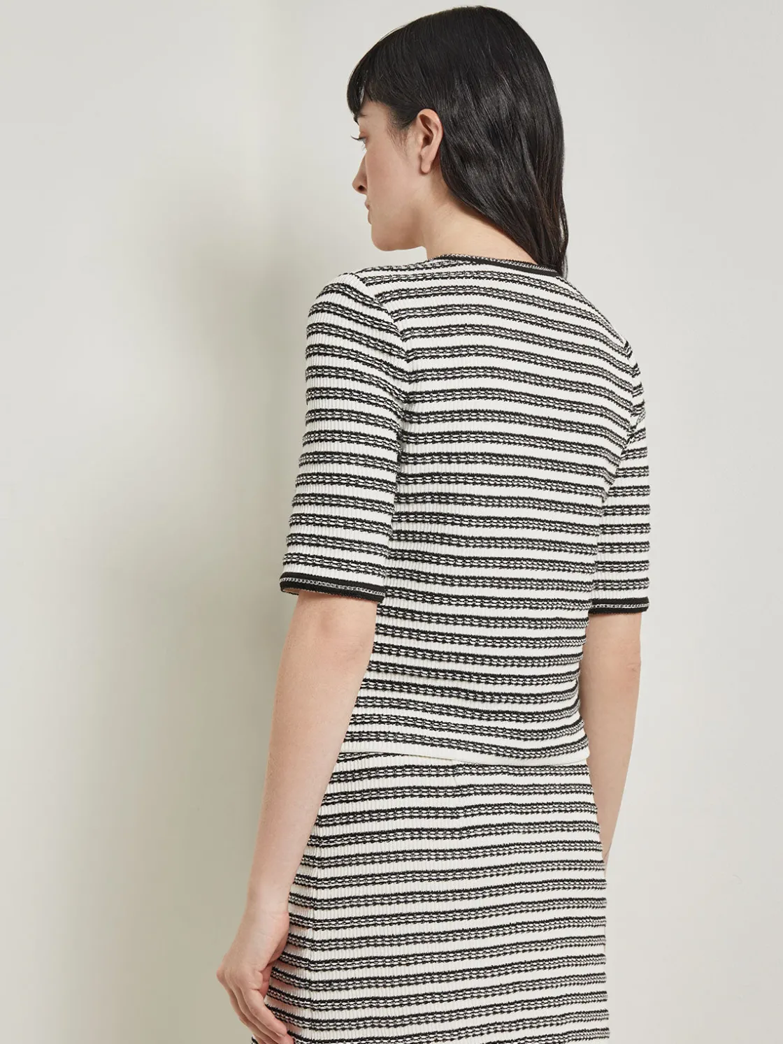 Misook Heritage Fit Chain Trim Jacket - Recycled Knit* Jackets & Coats