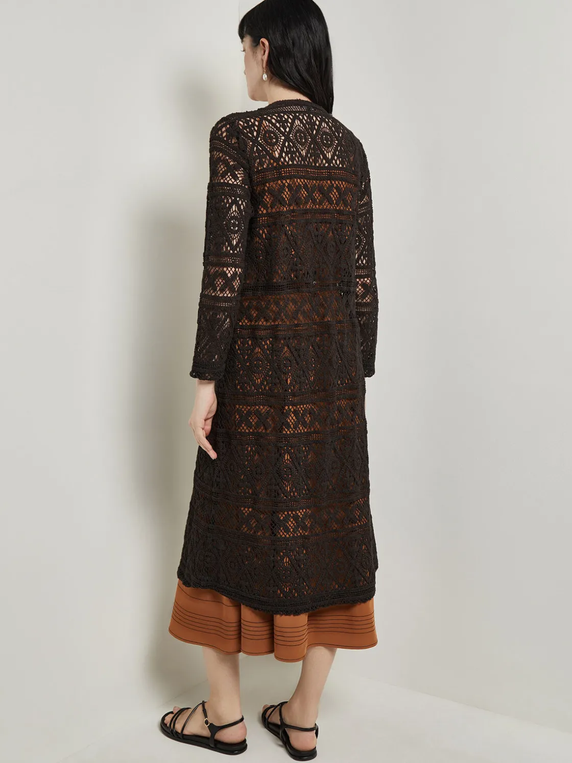 Misook Heritage Fit Duster - Crochet Cotton* Jackets & Coats