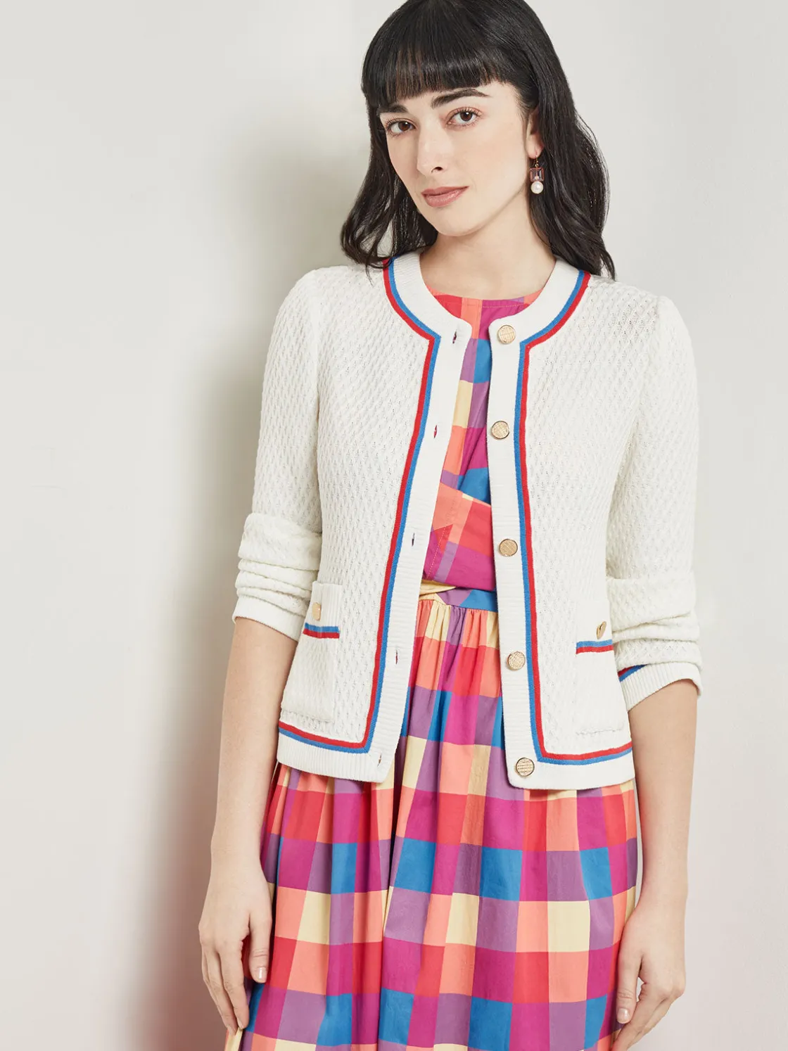 Misook Heritage Fit Jacket - Intarsia Soft Knit* Jackets & Coats