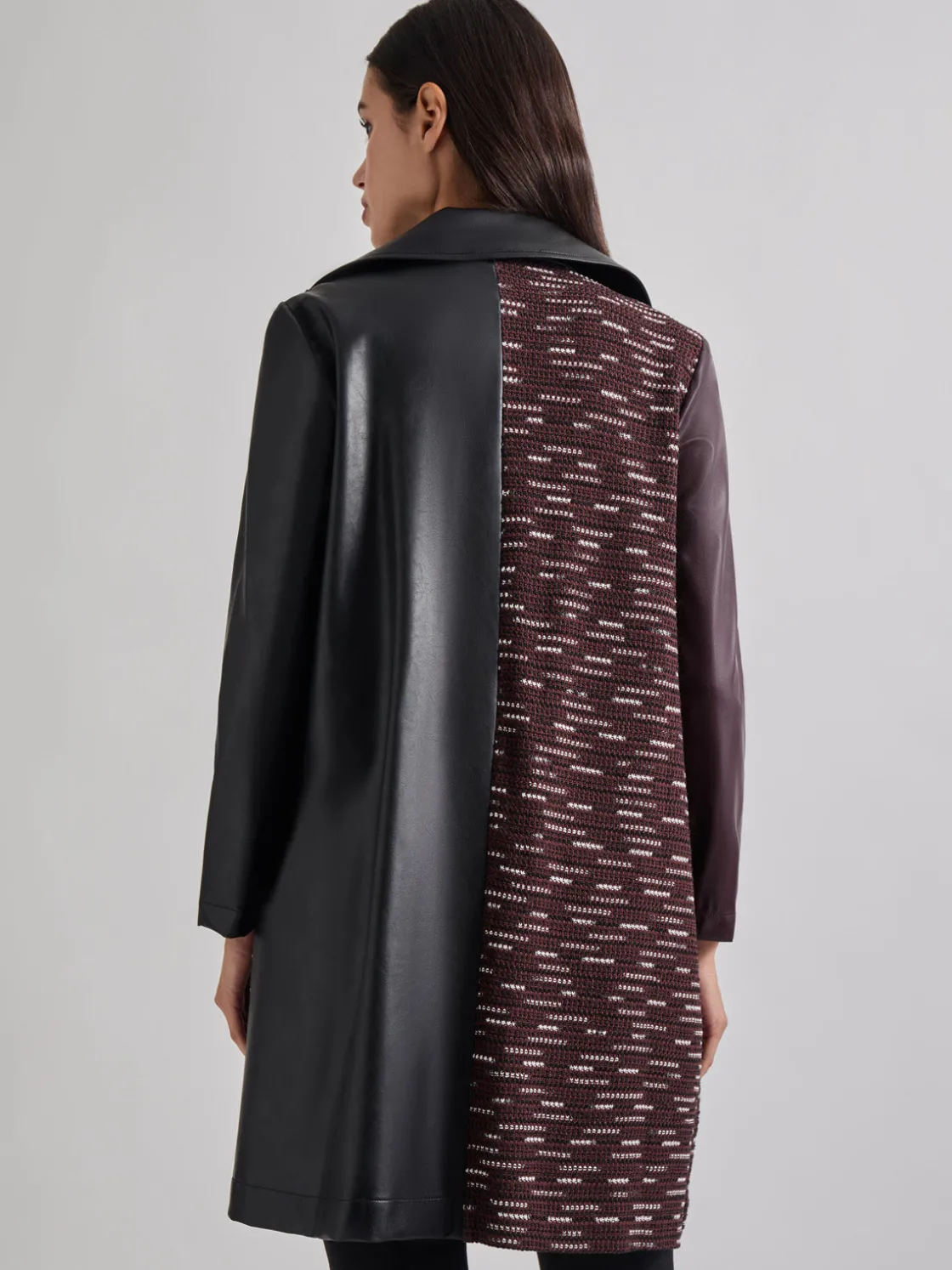 Misook Heritage Fit Mixed Media Multi-Panel Topper* Jackets & Coats