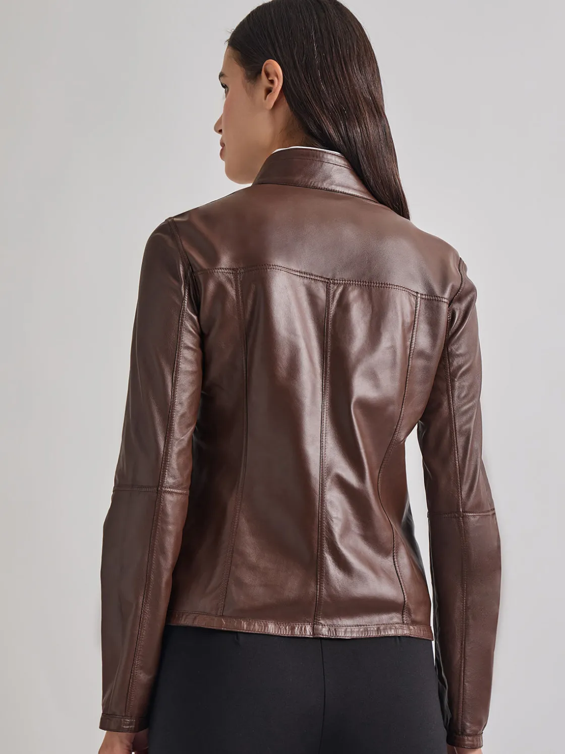 Misook Heritage Fit Reversible Suede Leather Jacket* Jackets & Coats