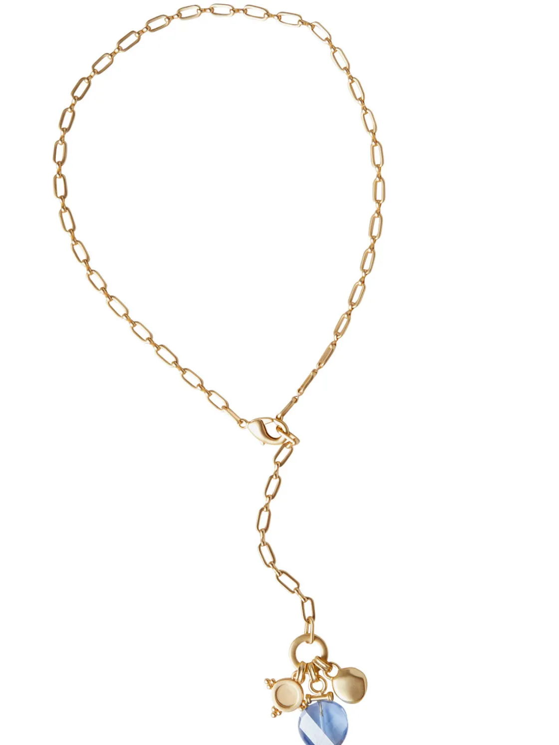 Misook 18K Matte Gold Plated Paperclip Chain Necklace* Accessories | Necklaces