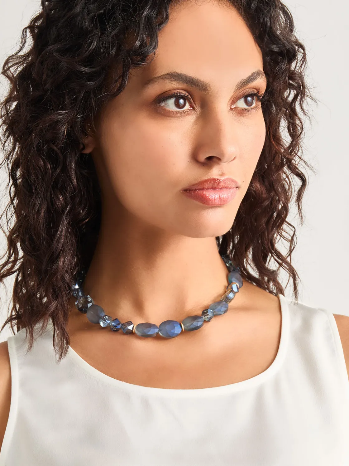 Misook Labradorite Mixed Crystal Necklace* Accessories | Necklaces