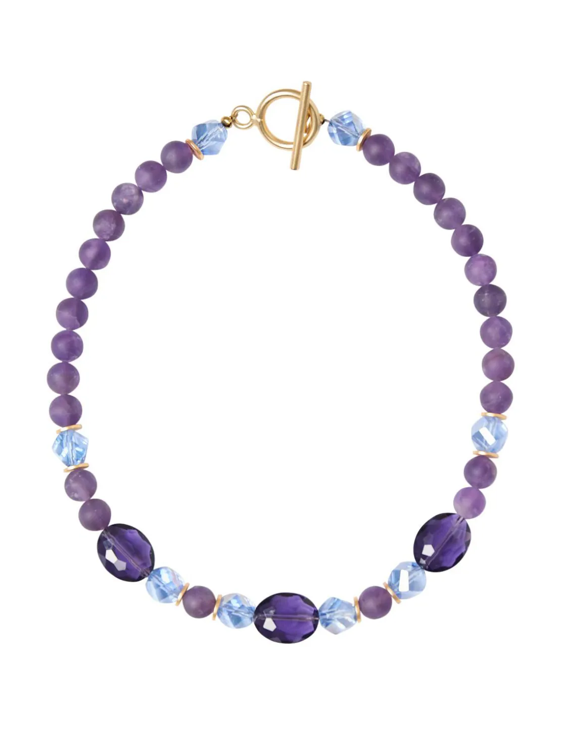 Misook Matte Amethyst Crystal Necklace* Accessories | Necklaces