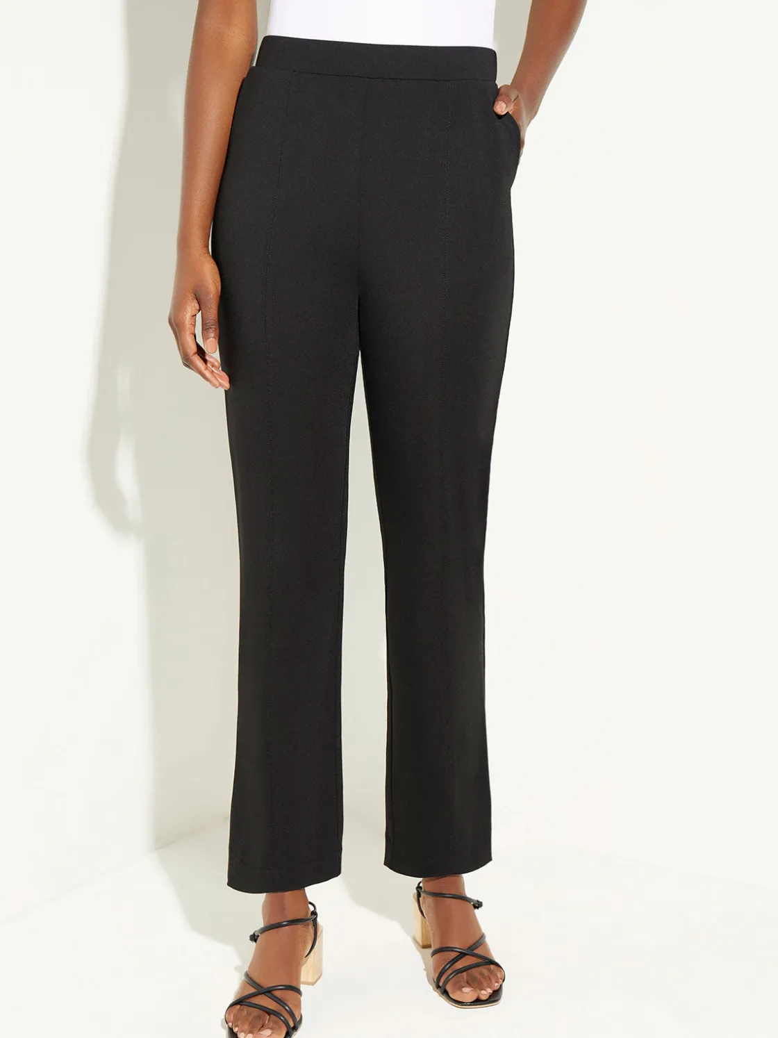 Misook Ponte Straight Leg Pant* Pants & Shorts