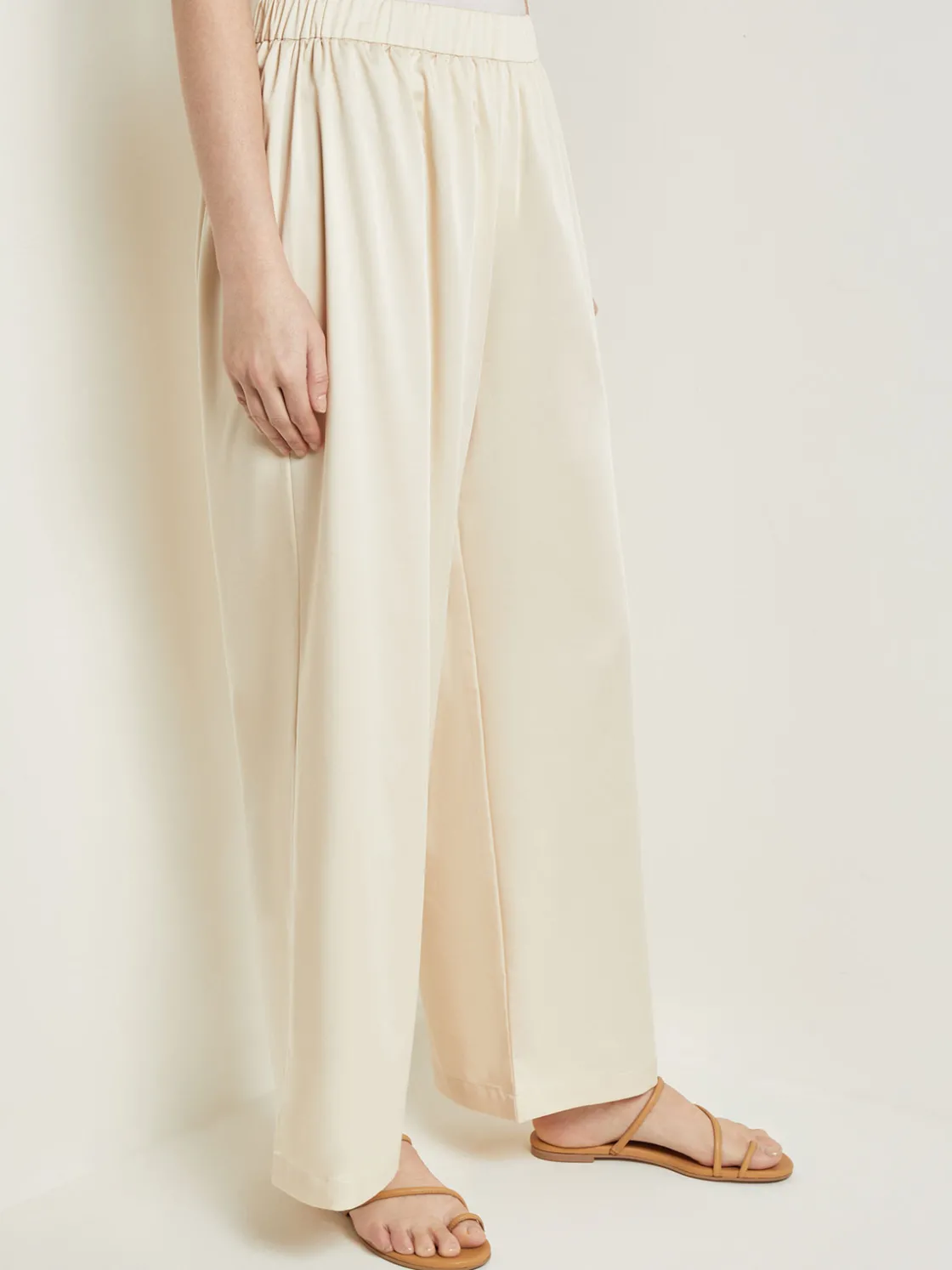 Misook Pull-On Woven Wide-Leg Pants* Pants & Shorts