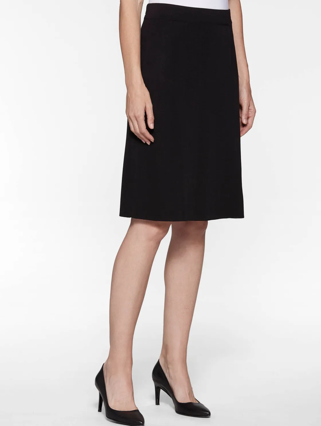 Misook 23" Straight Knit Skirt - Knit Pencil Skirt | * Skirts