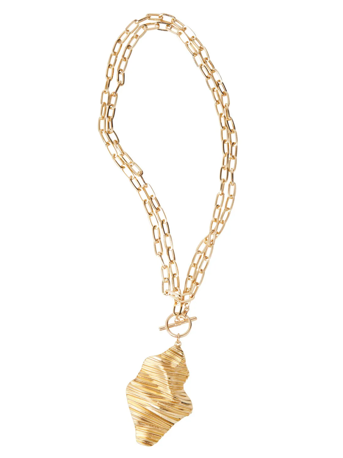 Misook Ripple Textured Warm Necklace* Accessories | Necklaces