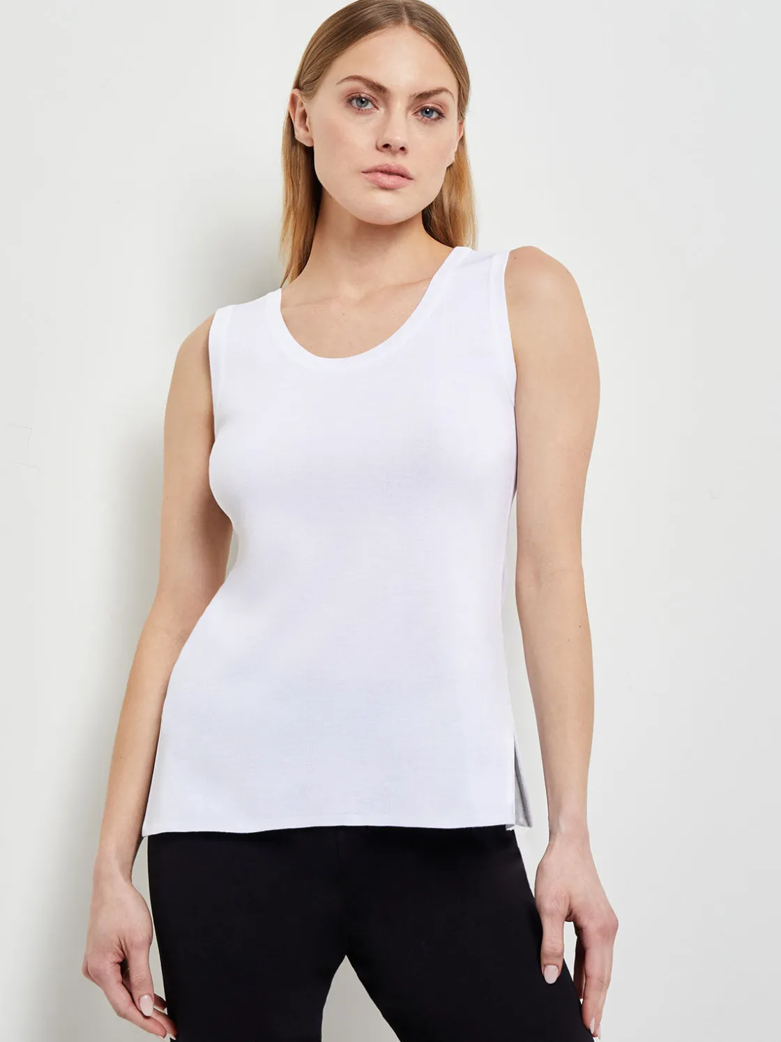 Misook Scoop Neck Tank Top - Sleeveless Top | * Tops & Tees | Tanks