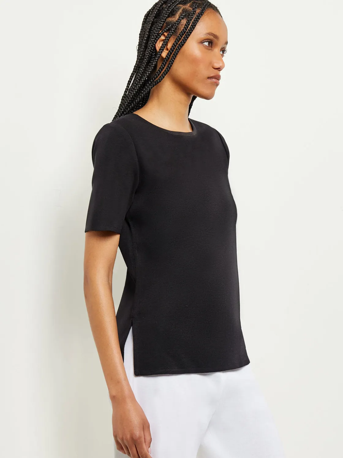 Misook Short Sleeve Knit Tunic* Tops & Tees