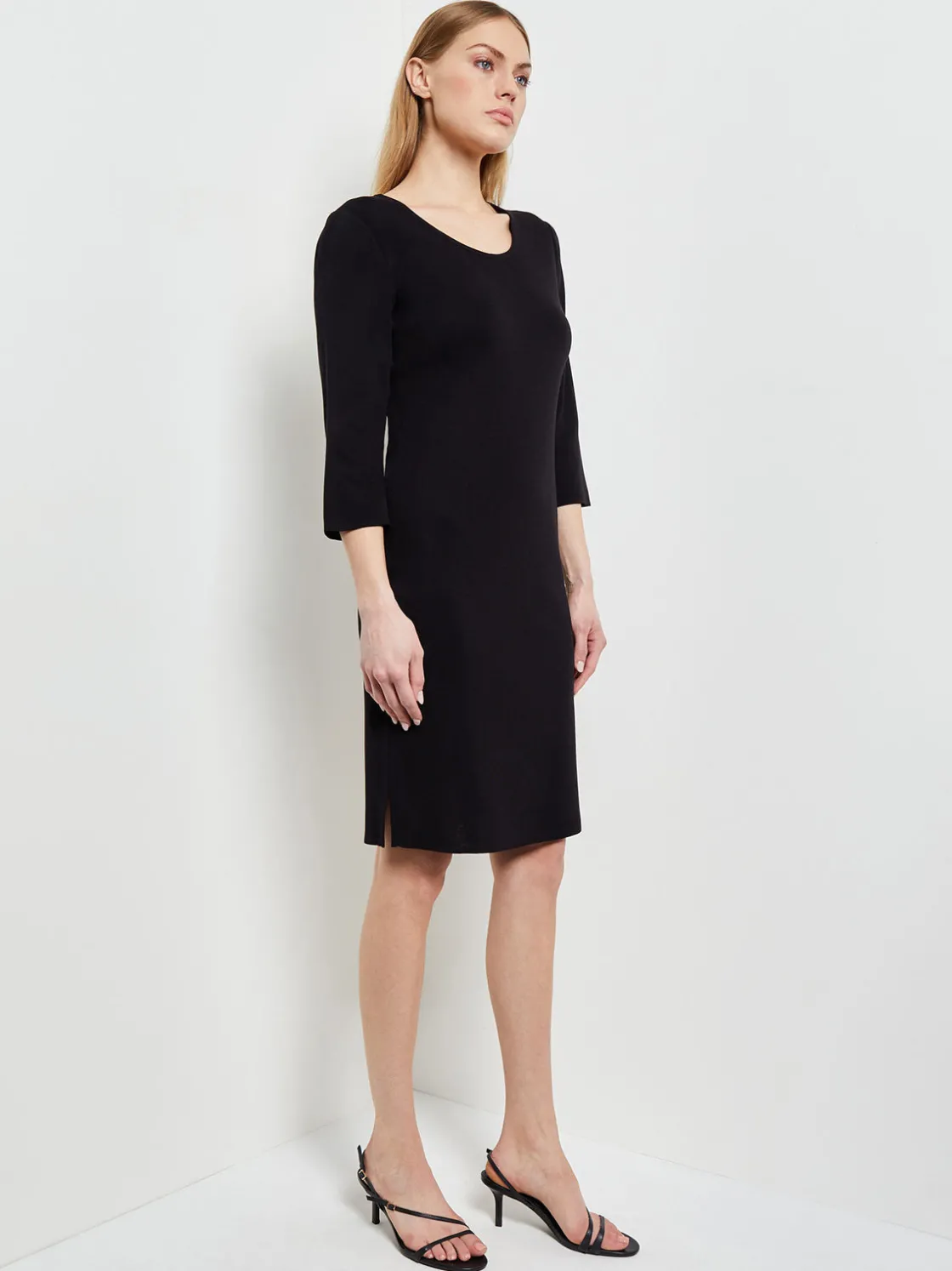 Misook 3/4 Sleeve Sheath Dress - Scoop Neck Dress | * Dresses