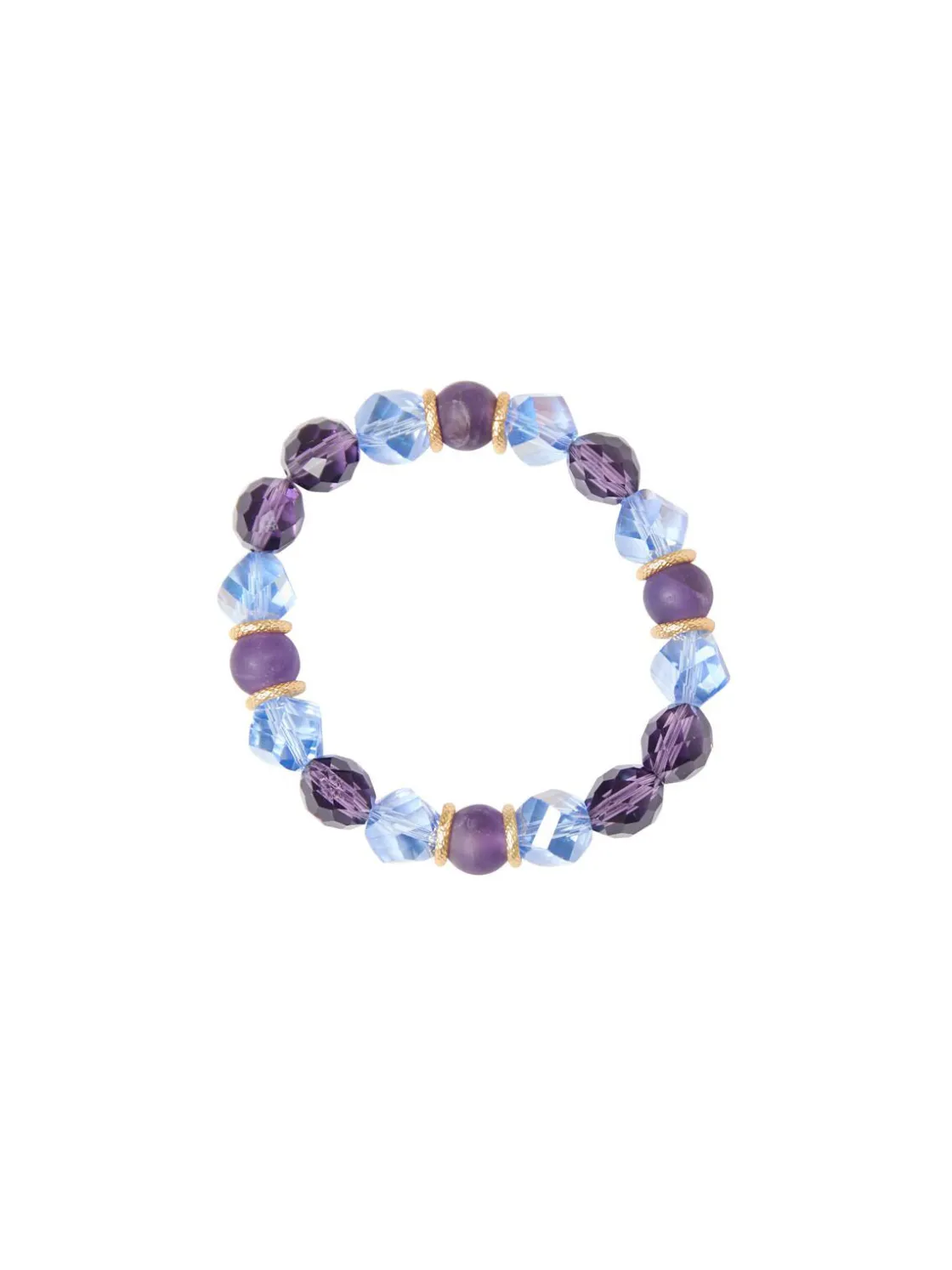 Misook Tanzanite and Matte Gold Bracelet* Accessories | Bracelets