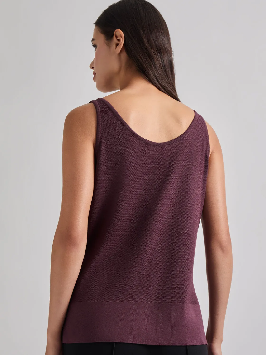 Misook V-Neck Soft Knit Tank Top,* Tops & Tees | Tanks